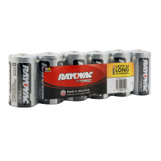 Rayovac D Industrial Alkaline Batteries - AL-D (6 per pack)
