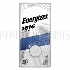 Energizer Coin Cell Battery 3V Size CR1616 Lithium (1 pack)