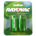 Rayovac C Rechargeable NiMH Batteries (2 per pack)