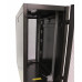 24U Server Cabinet with Fan Tray, Black (47.2"H x 23.6"W x 43.4"D)