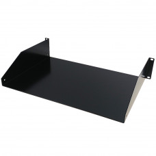 19 inch Front Mount Solid Shelf (12 inch Depth) - 2U