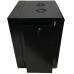 Wall Mount Swing-Out Cabinet 15U x 18.5" Usable Depth - Black